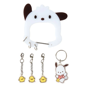 Pochacco Keychain Carabiner (I Love Pi-Chans Series) Accessory Japan Original