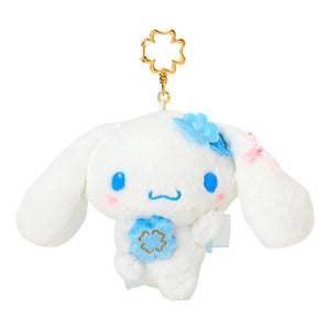 Cinnamoroll Plush Mascot Keychain (Blue Clover Series) Accessory Japan Original