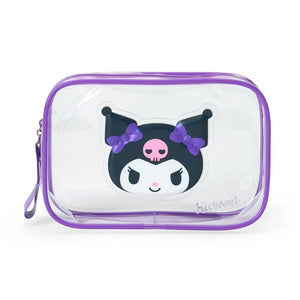 Kuromi Clear Classic Zipper Pouch Bags Japan Original