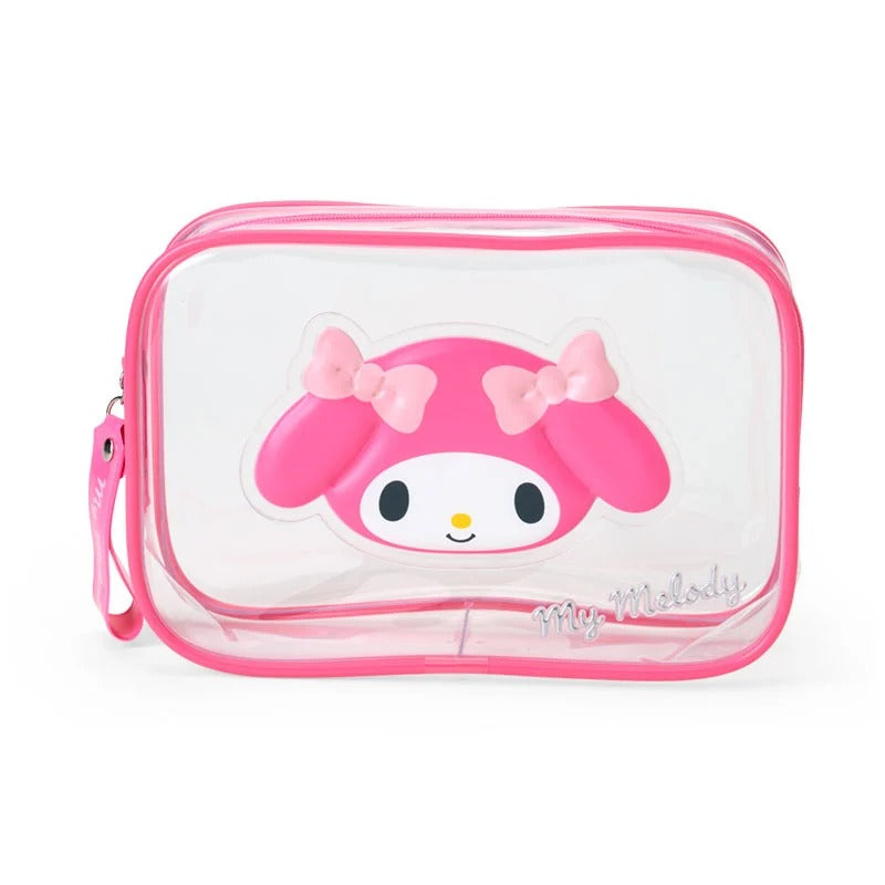 My Melody Clear Classic Zipper Pouch Bags Japan Original