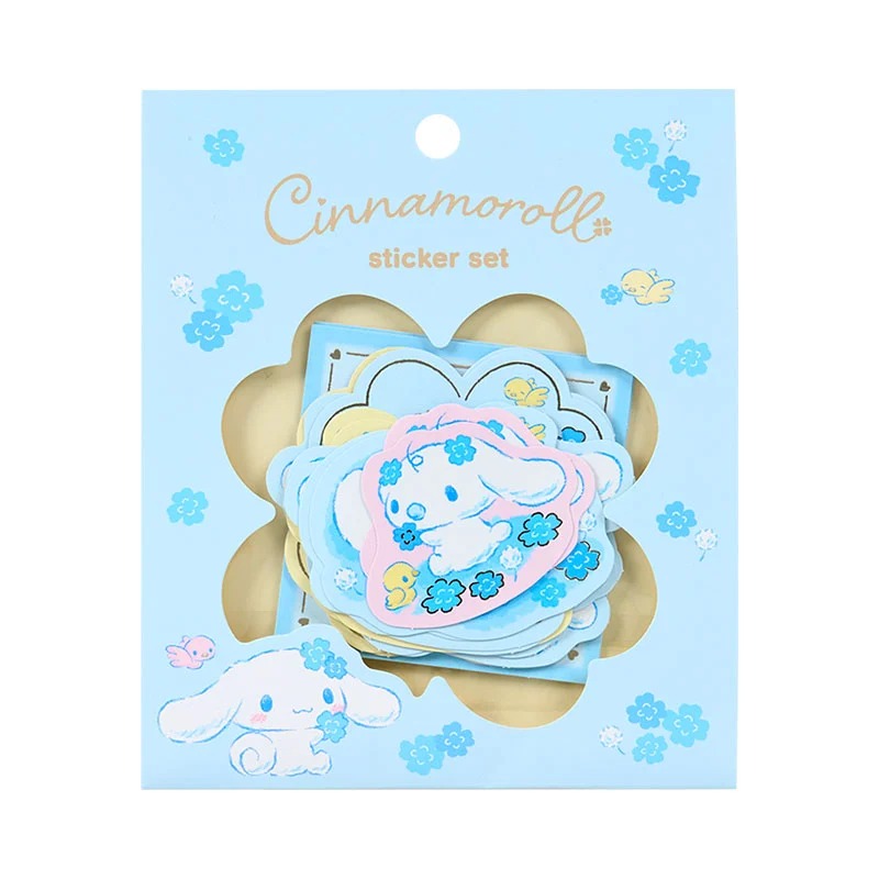 Cinnamoroll 20-pc Sticker Pack (Blue Clover Series) Stationery Japan Original