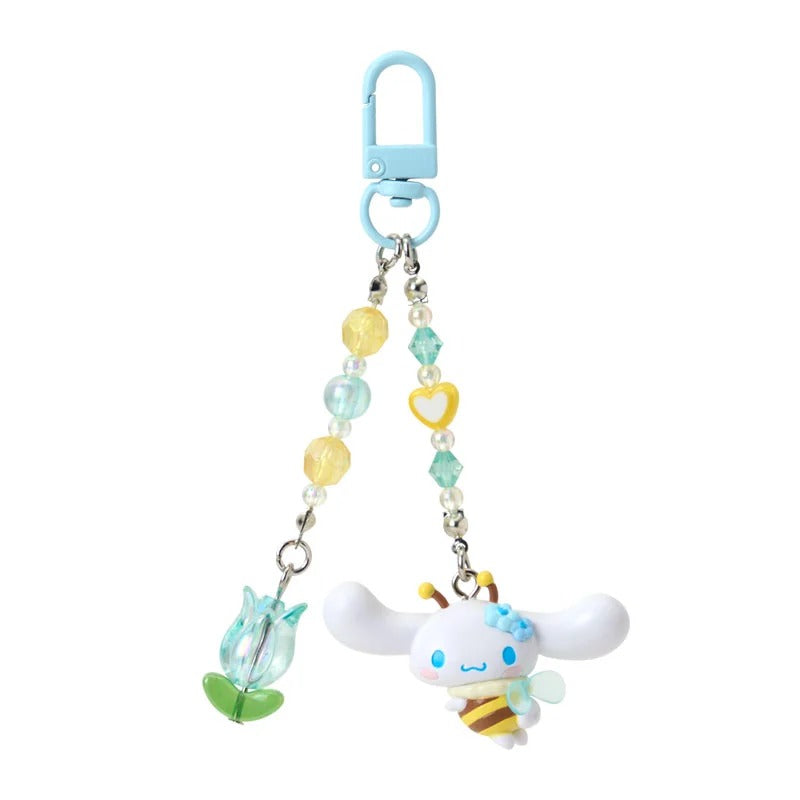 Cinnamoroll Beaded Bag Charm (Sweet As Can Bee Series) Accessory Japan Original