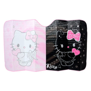 Hello Kitty Car Sun Shade (Naughty and Nice) Travel Japan Original