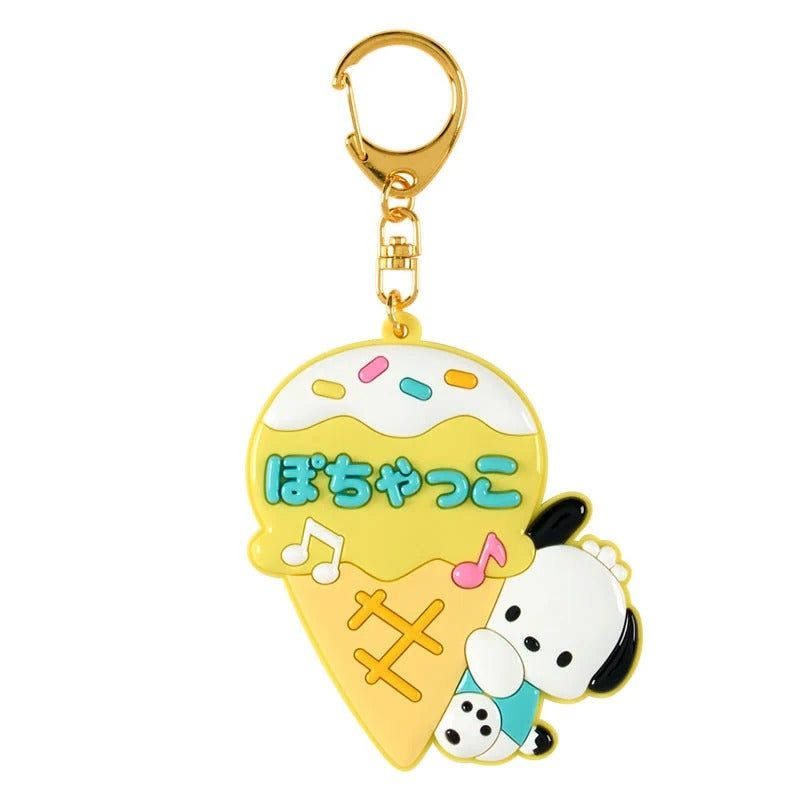 Pochacco Keychain Mirror (Kawaii School Series) Accessory Japan Original