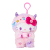 Hello Kitty Plush Mascot Clip (Colorful Pop Monster Series) Accessory Japan Original