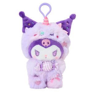 Kuromi Plush Mascot Clip (Colorful Pop Monster Series) Accessory Japan Original