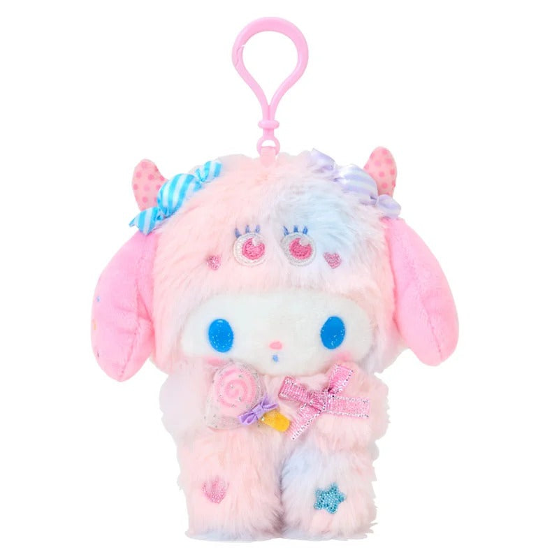 My Melody Plush Mascot Clip (Colorful Pop Monster Series) Accessory Japan Original