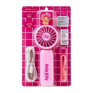 Hello Kitty 2-Way Portable Handy Fan (Pink) Travel Japan Original