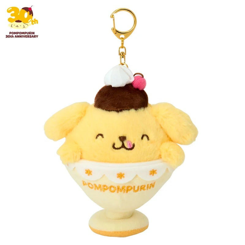Pompompurin Plush Mascot Keychain (30th Anniversary Series) Accessory Japan Original