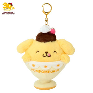 Pompompurin Plush Mascot Keychain (30th Anniversary Series) Accessory Japan Original