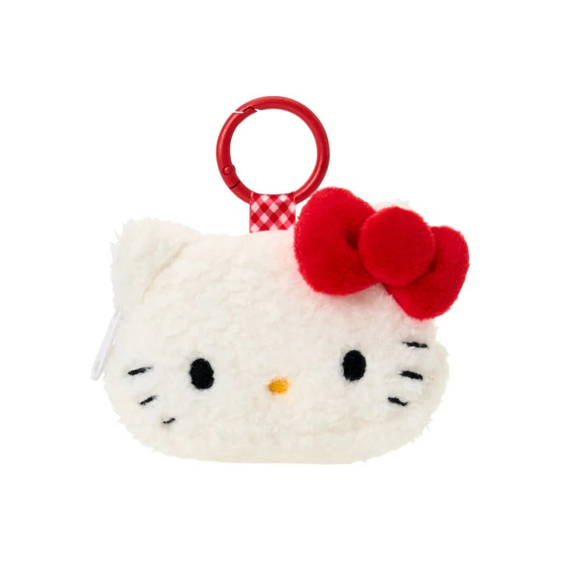 Hello Kitty Plush Mini Pouch Carabiner Keychain Bags Japan Original