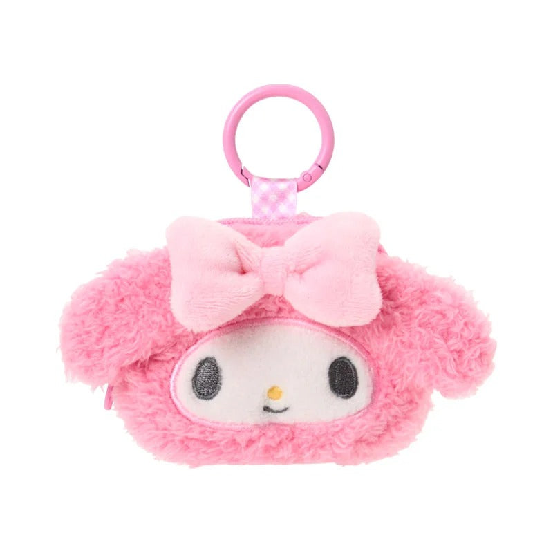 My Melody Plush Mini Pouch Carabiner Keychain Bags Japan Original