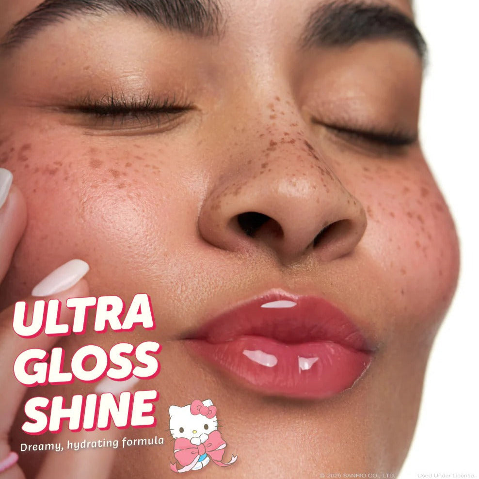 Hello Kitty x The Crème Shop Gloss Jelly Tinted Peptide Lip Glaze (Berry Cherry) Beauty The Crème Shop