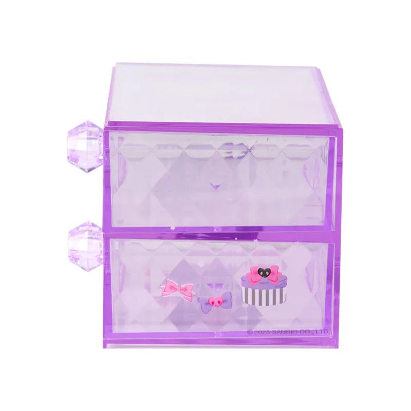 Kuromi Mini Storage Chest (Facets Room Series) Home Goods Japan Original
