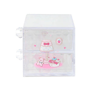 Hello Kitty Mini Storage Chest (Facets Room Series) Home Goods Japan Original