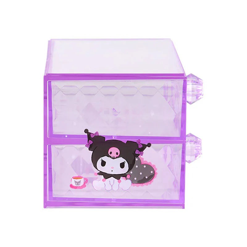 Kuromi Mini Storage Chest (Facets Room Series) Home Goods Japan Original