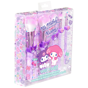 My Melody & Kuromi x Wet n Wild 5-Piece Makeup Brush Set (Kuromi) Beauty MARKWINS