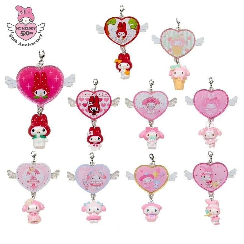 My Melody Bag Charm Blind Box (50th Anniversary) Accessory Japan Original