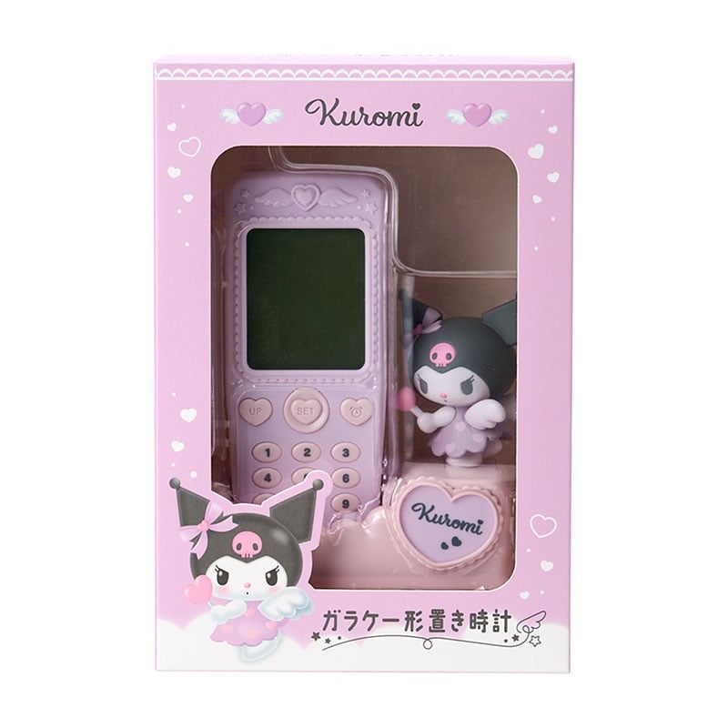 Kuromi Retro Mobile Phone Alarm Clock Home Goods Japan Original