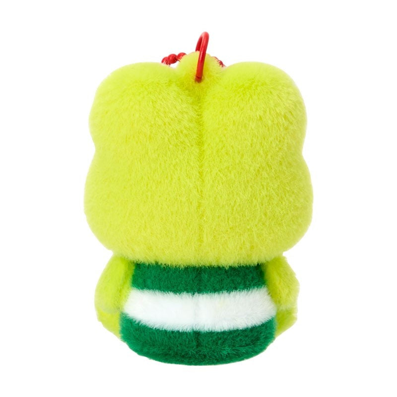 Keroppi Classic Flocked Keychain Mascot Accessory Japan Original