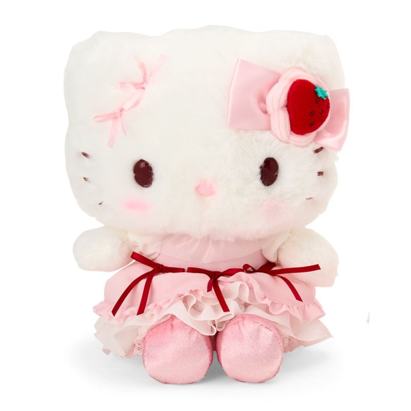 Hello Kitty 7" Boxed Plush & Accessory Case Set (Strawberry Whip Series) Plush Japan Original