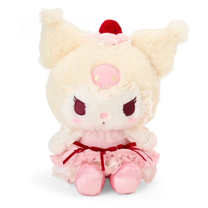 Kuromi 7" Boxed Plush & Accessory Case Set (Strawberry Whip Series) Plush Japan Original