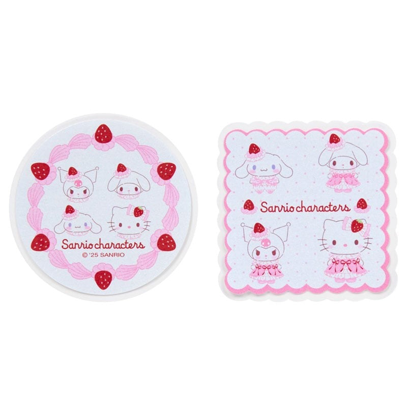 Sanrio Characters 30-pc Sticker Tin Set (Strawberry Whip Series) Stationery Japan Original
