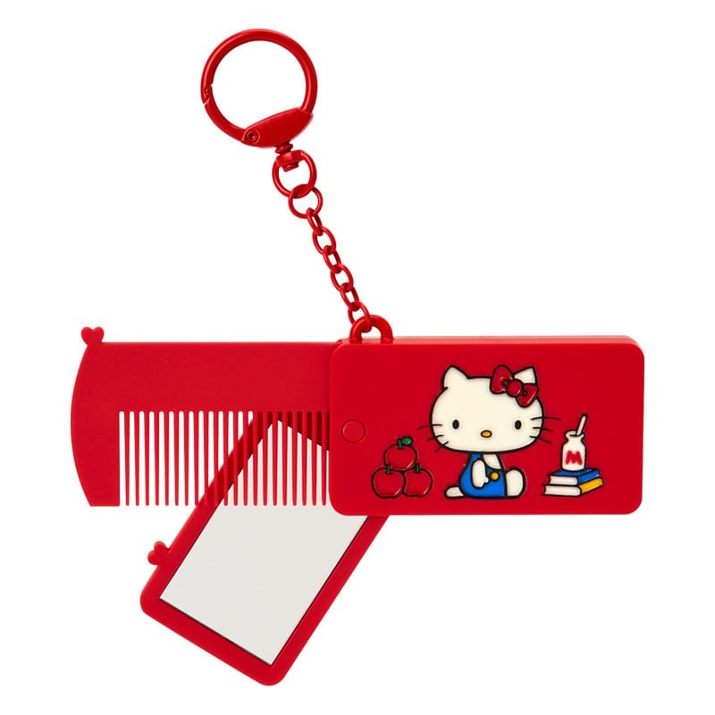 Hello Kitty Mini Mirror & Comb Keychain (Sanrio Forever Series) Accessory Japan Original