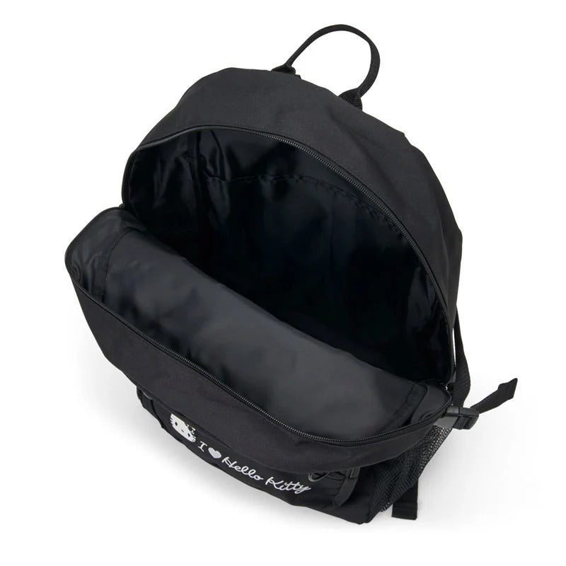 Hello Kitty Black Signature Backpack (I Love Hello Kitty Series) Bags Japan Original
