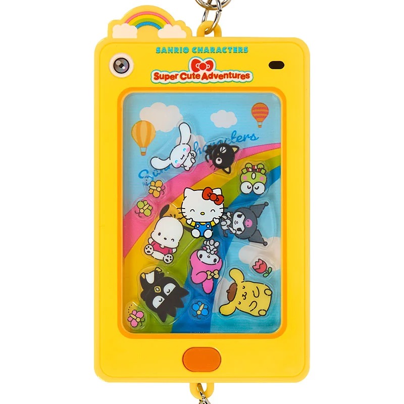 Hello Kitty and Friends Interactive Smartphone-shaped Bag Charm (Yellow) Accessory Japan Original
