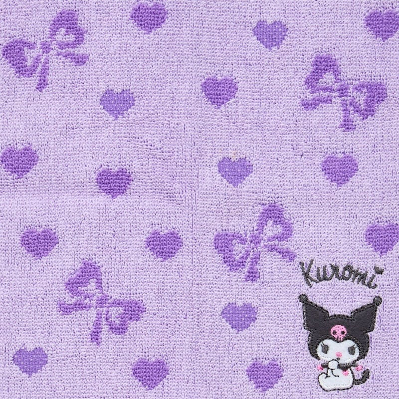 Kuromi Petit Wash Towel (Strike A Pose Series) Home Goods Japan Original