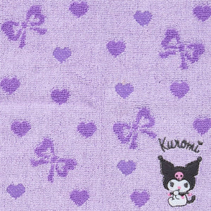 Kuromi Petit Wash Towel (Strike A Pose Series) Home Goods Japan Original