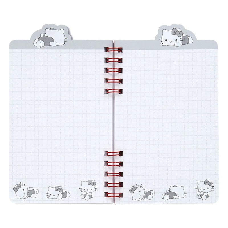 Hello Kitty Slim Double Spiral Notebook (Strike A Pose Series) Stationery Japan Original