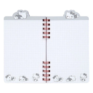 Hello Kitty Slim Double Spiral Notebook (Strike A Pose Series) Stationery Japan Original