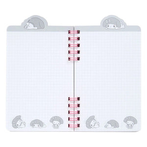 My Melody Slim Double Spiral Notebook (Strike A Pose Series) Stationery Japan Original