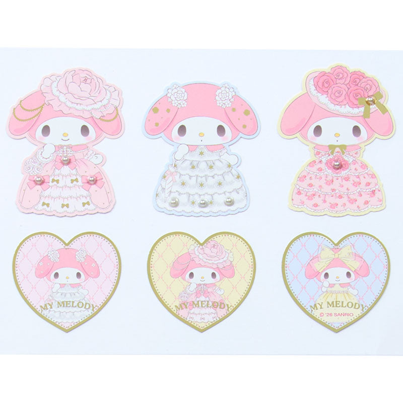 My Melody 24-pc Sticker Set (Lady My Melody Series) Stationery Japan Original