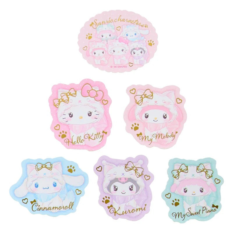 Sanrio Characters 26-pc Sticker Pack (Milky Kitten Series) Stationery Japan Original