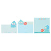 Hangyodon 3-Tier Mini Memo Pad (Expressions) Stationery Japan Original