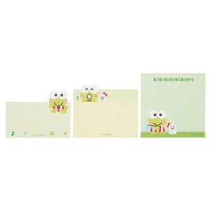 Keroppi 3-Tier Mini Memo Pad (Expressions) Stationery Japan Original