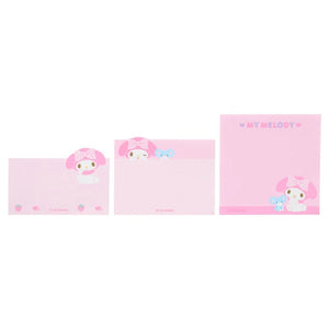 My Melody 3-Tier Mini Memo Pad (Expressions) Stationery Japan Original