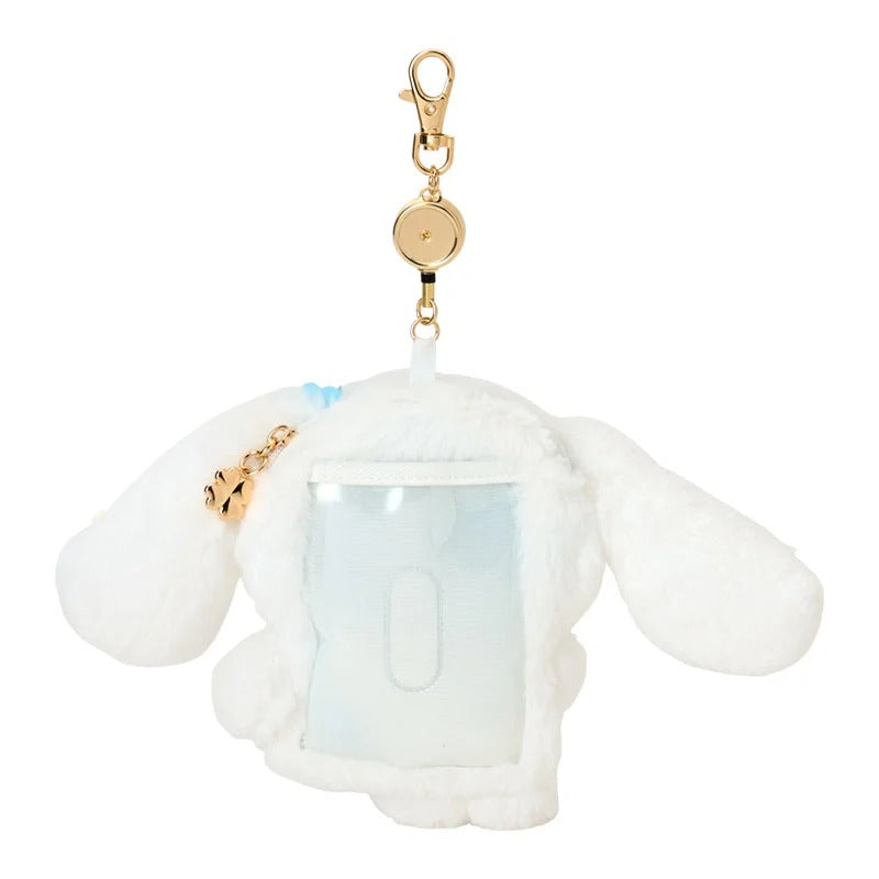 Cinnamoroll Plush ID Badge Holder & Reel (Blue Clover Series) Plush Japan Original