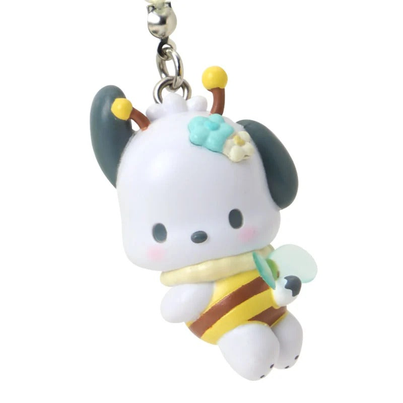 Pochacco Beaded Bag Charm (Sweet As Can Bee Series) Accessory Japan Original
