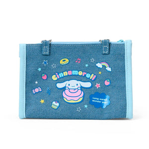 Cinnamoroll Mini Zipper Denim Pouch (Heisei Heart Series) Bags Japan Original