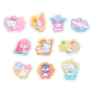 Sanrio Characters 30-Piece Summer Mini Sticker Pack Stationery Japan Original