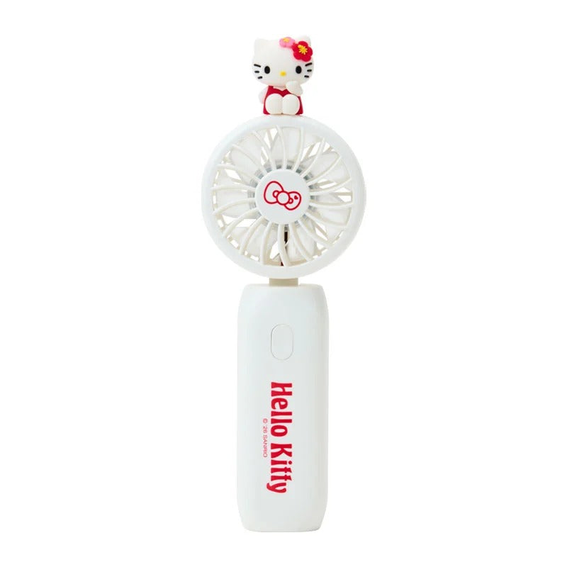 Hello Kitty 2-Way Portable Handy Fan (White) Travel Japan Original