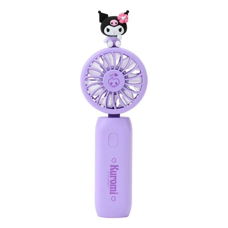 Kuromi 2-Way Portable Handy Fan Travel Japan Original