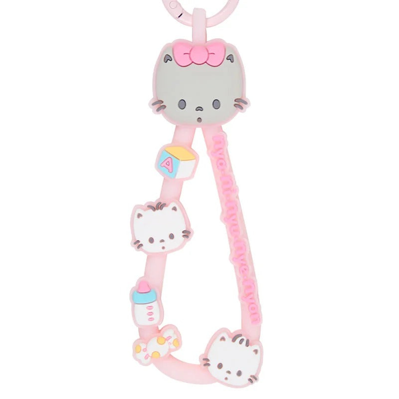 Nya Ni Nyu Nye Nyon Carabiner Keychain (Sanrio Character Award Series) Accessory Japan Original