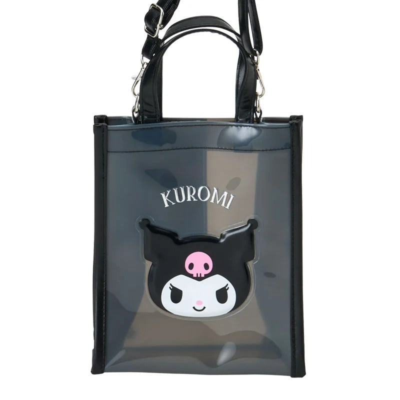 Kuromi Clear 2-Way Everyday Mini Tote Bags Japan Original