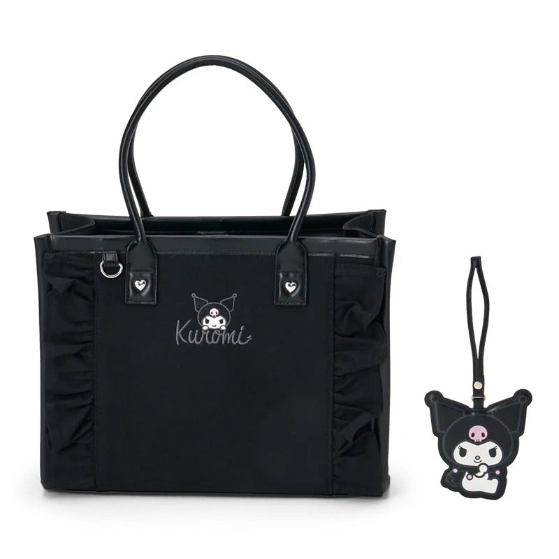 Kuromi Ruffled Handbag & Charm Bags Japan Original