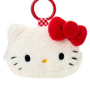 Hello Kitty Plush Mini Pouch Carabiner Keychain Bags Japan Original